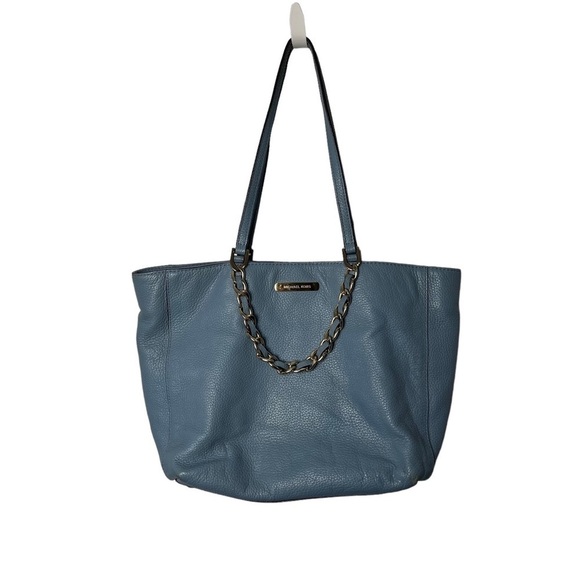 MICHAEL KORS HARPER LARGE EAST WEST LEATHER TOTE—minor flaw on strap - Picture 1 of 7
